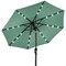 Best Choice Products 10ft Solar LED Lighted Patio Umbrella w/ Tilt Adjustment, UV-Resistant Fabric